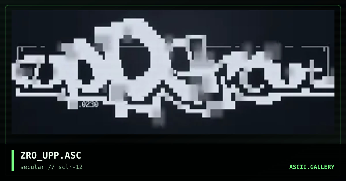 ZRO_UPP.ASC, by zero, 2000