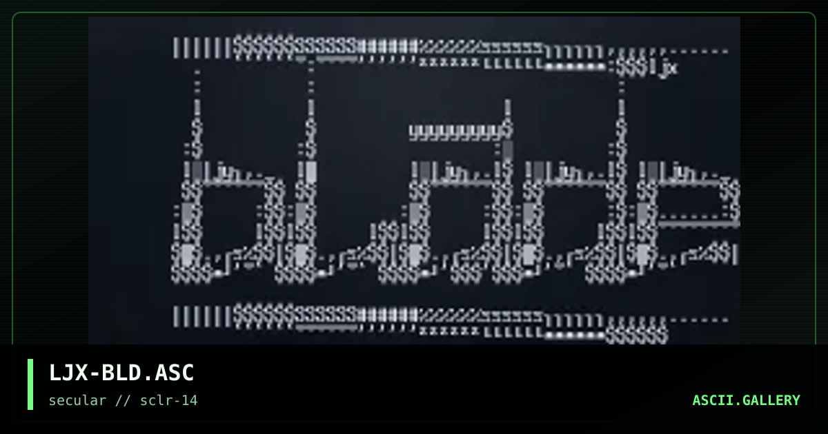 LJX-BLD.ASC, by ljaxei, 2001