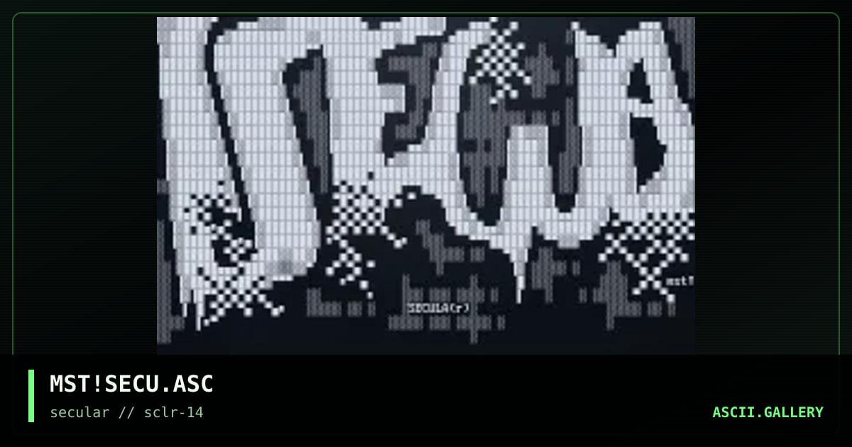 MST!SECU.ASC, by mist, 2001