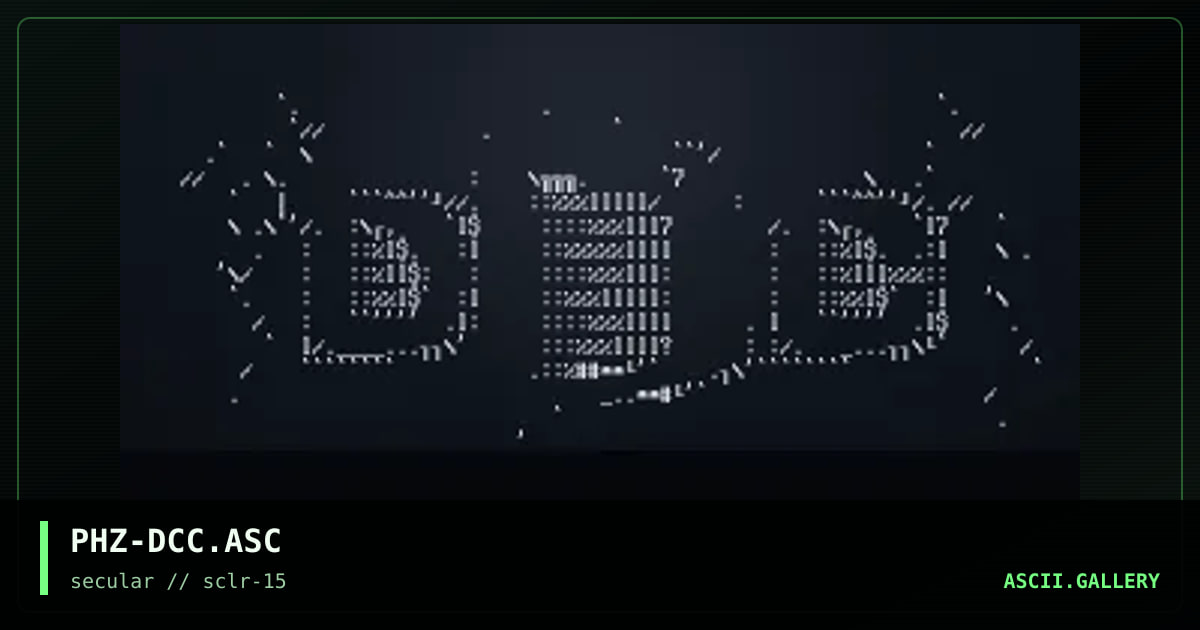 PHZ-DCC.ASC, by phuzzle, 2001