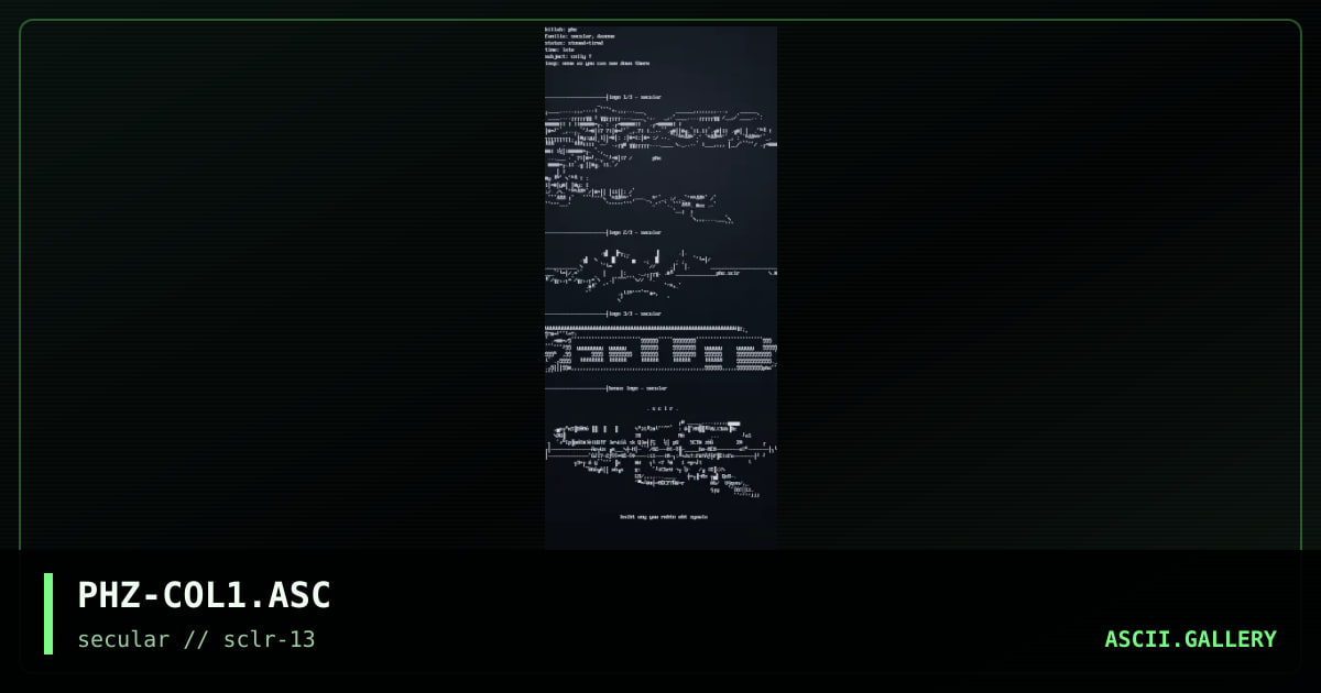 PHZ-COL1.ASC, by phuzzle, 2000
