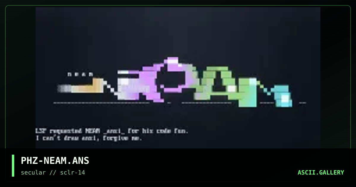 PHZ-NEAM.ANS, by phuzzle, 2001