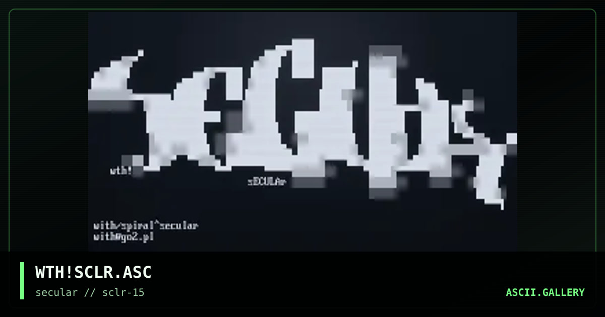 WTH!SCLR.ASC, by with, 2001