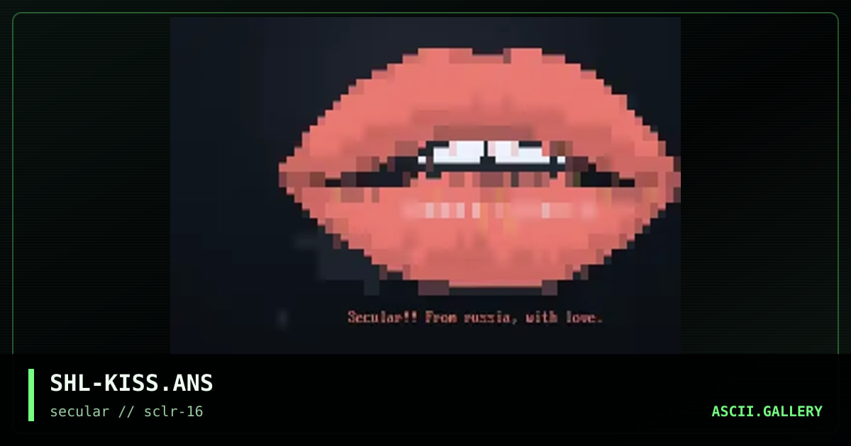 SHL-KISS.ANS, by shadow lord, 2001