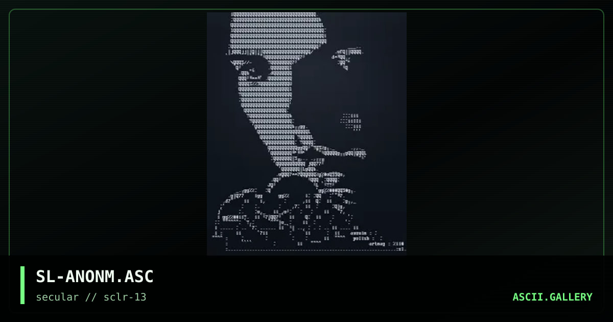 SL-ANONM.ASC, by slash, 2000