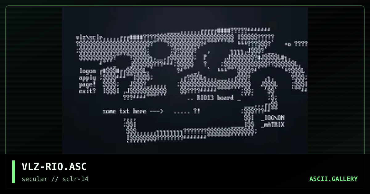 VLZ-RIO.ASC, by vilaz, 2001