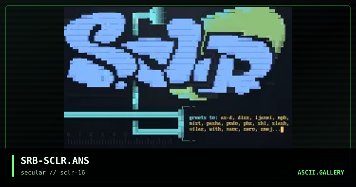 SRB-SCLR.ANS, by sketch rimanez, 2001