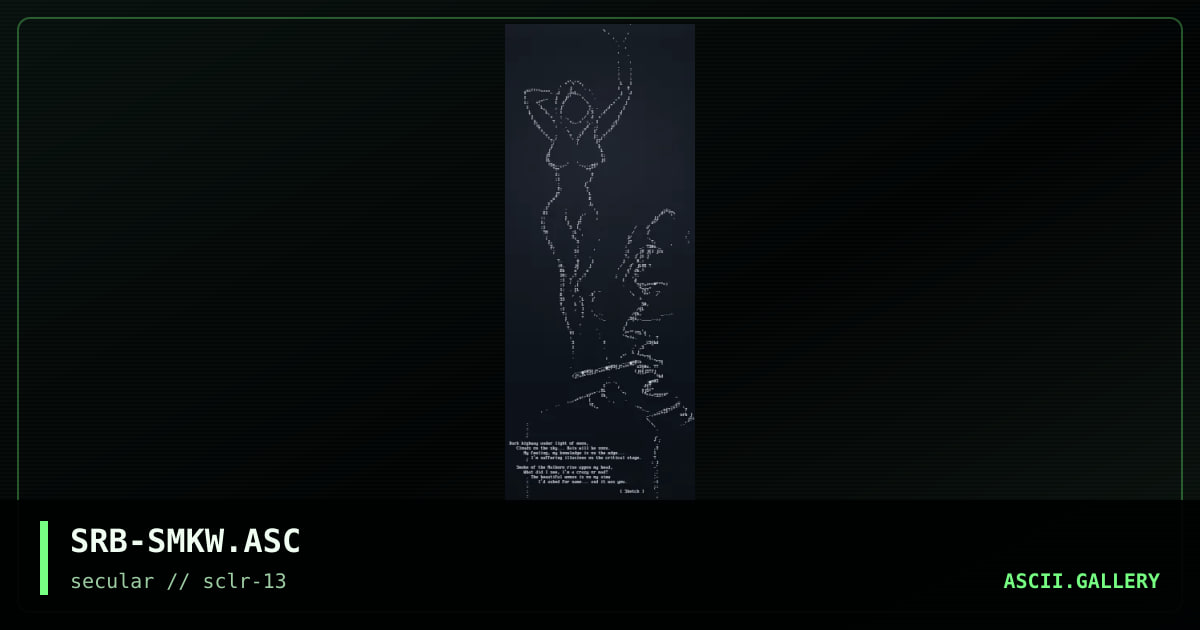 SRB-SMKW.ASC, by sketch rimanez, 2000
