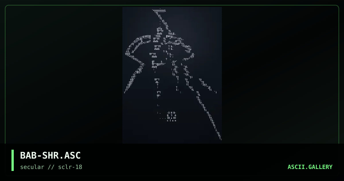 BAB-SHR.ASC, by pharoneus bab, 2001
