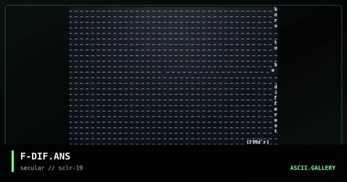 F-DIF.ANS, by fy0dr, 2001