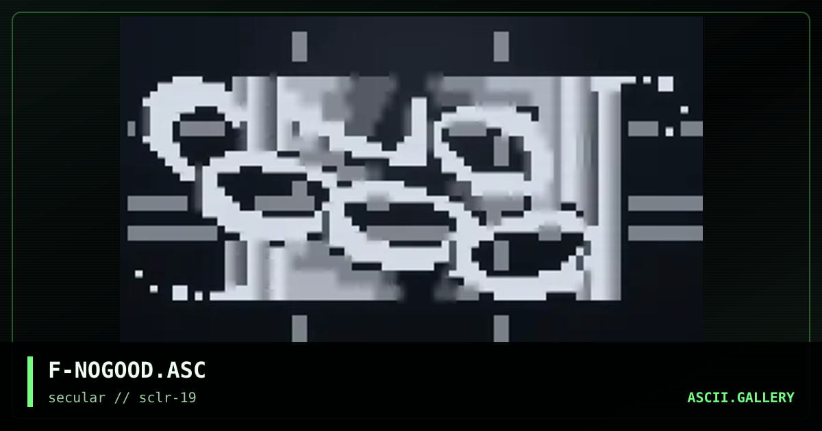F-NOGOOD.ASC, by fy0dr, 2001