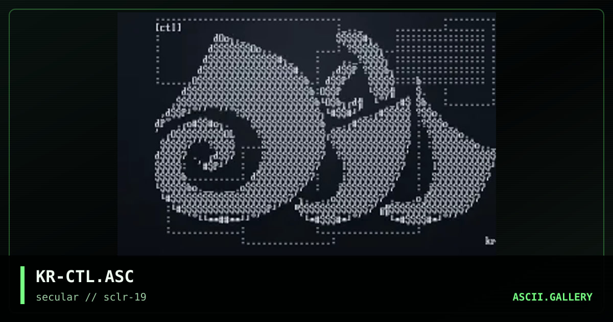 KR-CTL.ASC, by kristoph, 2001