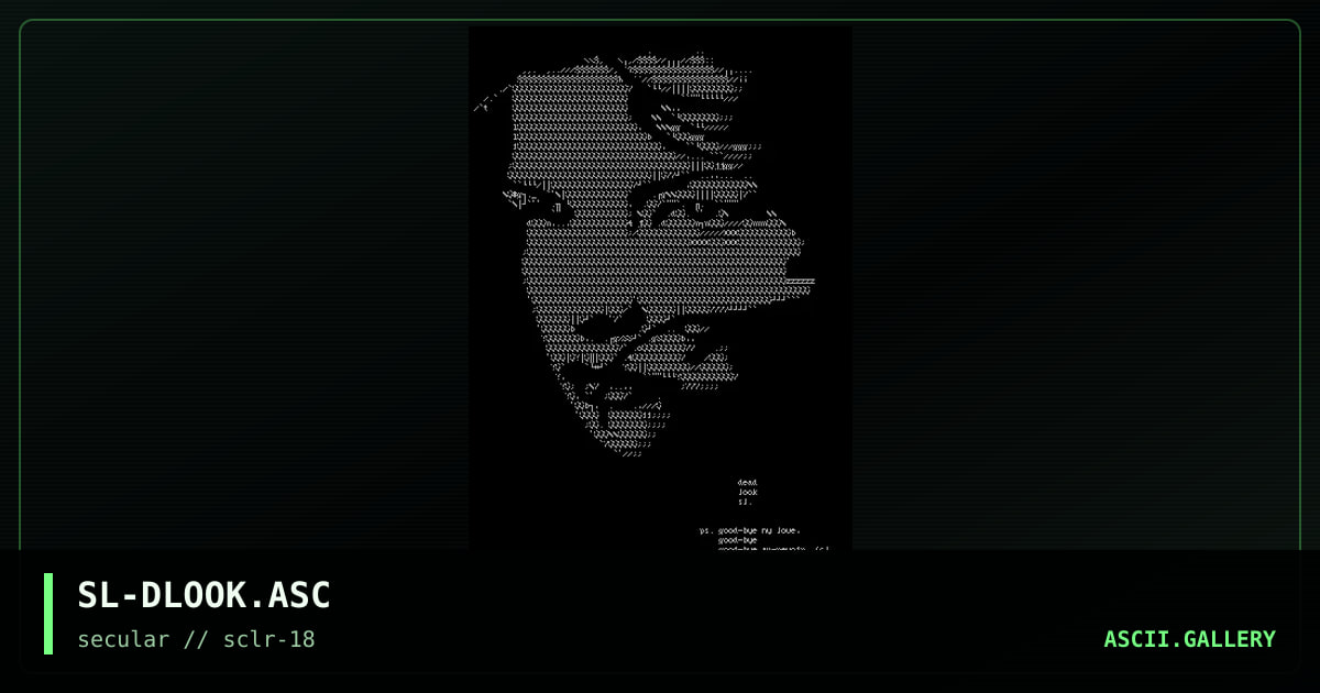 SL-DLOOK.ASC, by slash, 2001