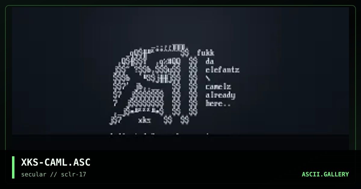 camel, by xkeys, 2001