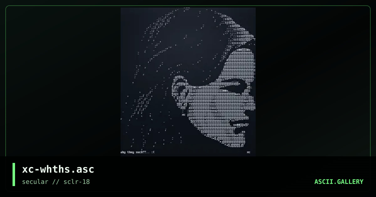 xc-whths.asc, by xaoc, 2001