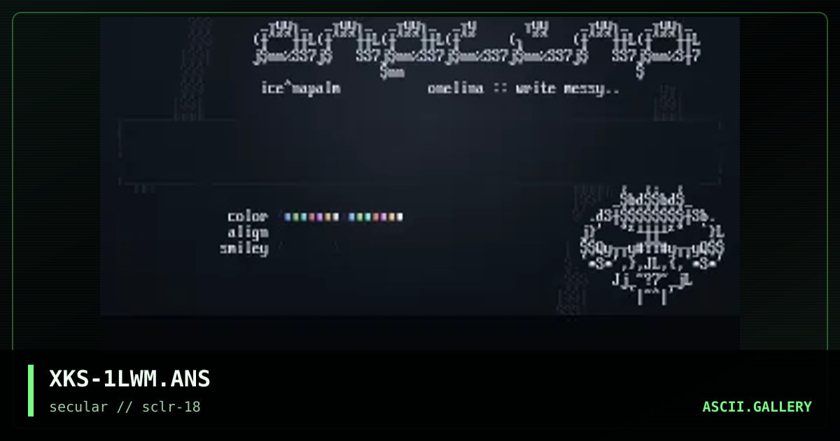 i^n onelina, by xkeys, 2001