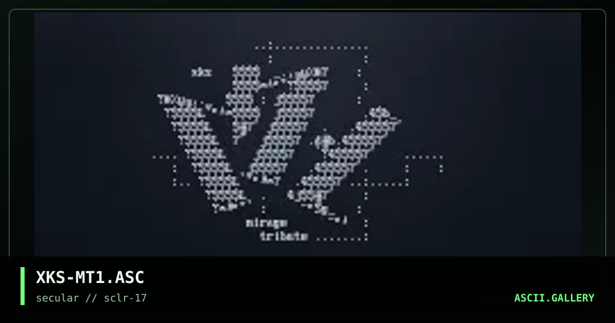 mirage tribute, by xkeys, 2001