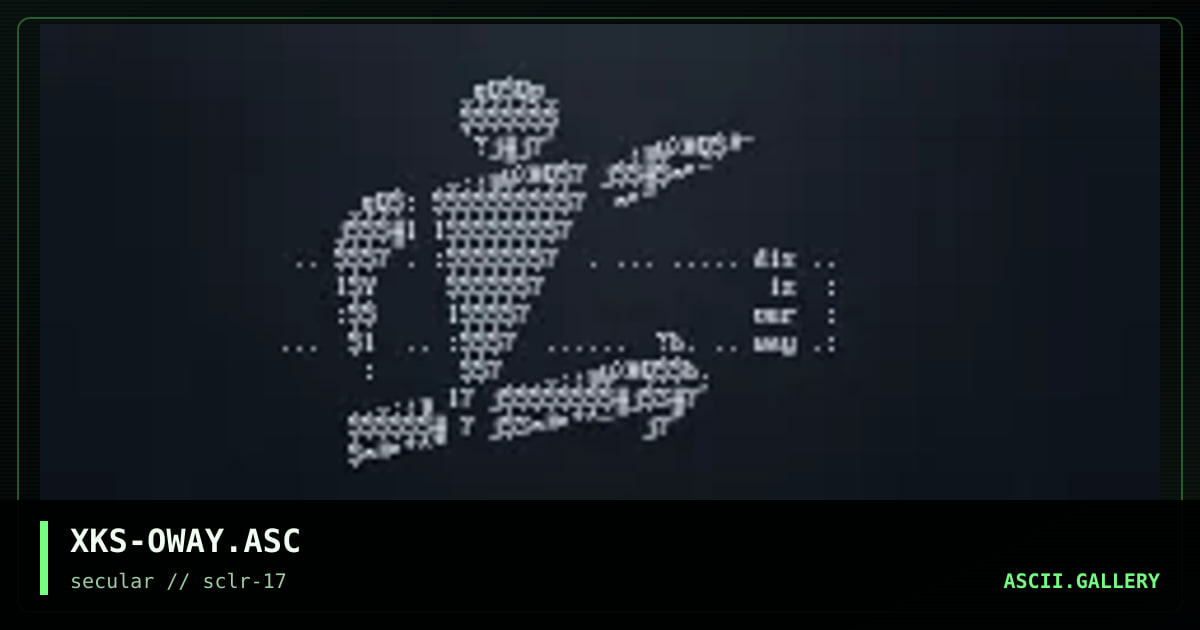 our way, by xkeys, 2001