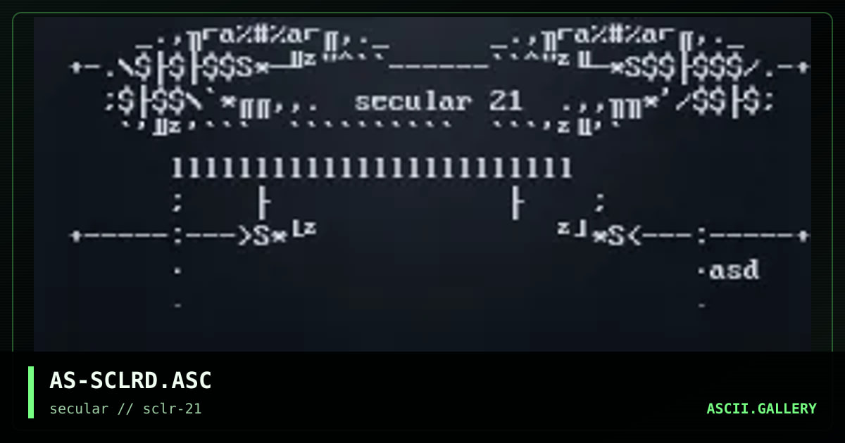 AS-SCLRD.ASC, by asd, 2001
