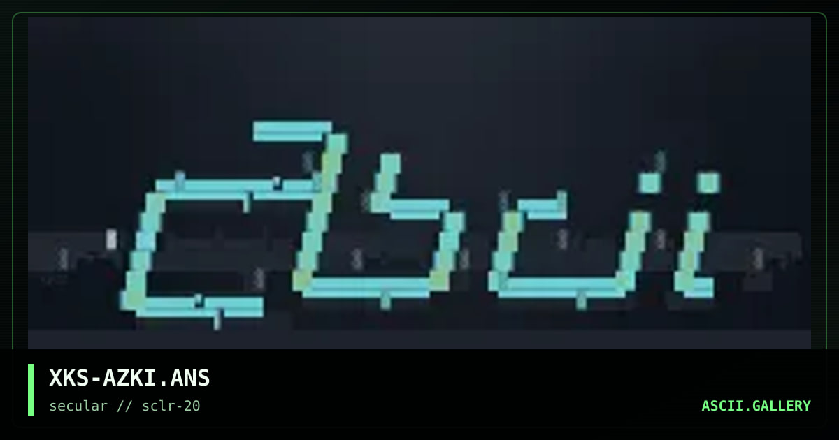 ascii, by xkeys, 2001