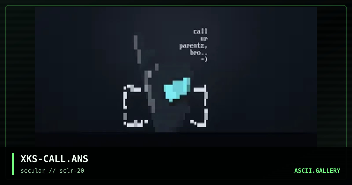 call ur parentz, bro.. =), by xkeys, 2001