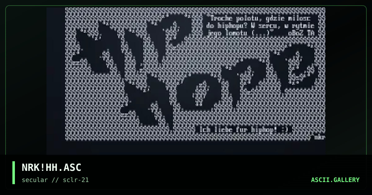 NRK!HH.ASC, by nekro, 2001