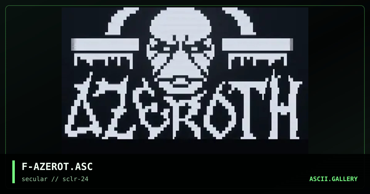 Azeroth logo, by fy0dr, 2001