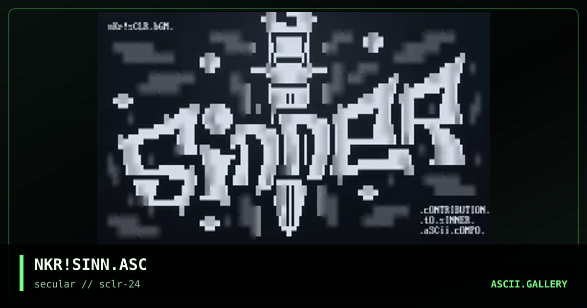 NKR!SINN.ASC, by nekro, 2001