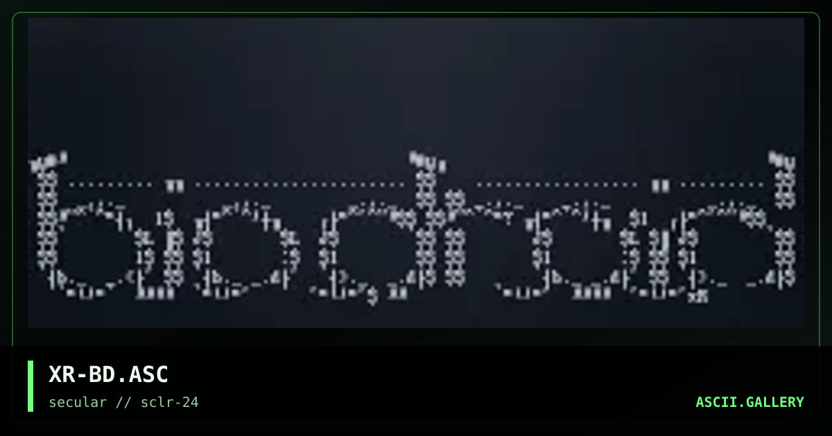 bio_droid, by xrip, 2001