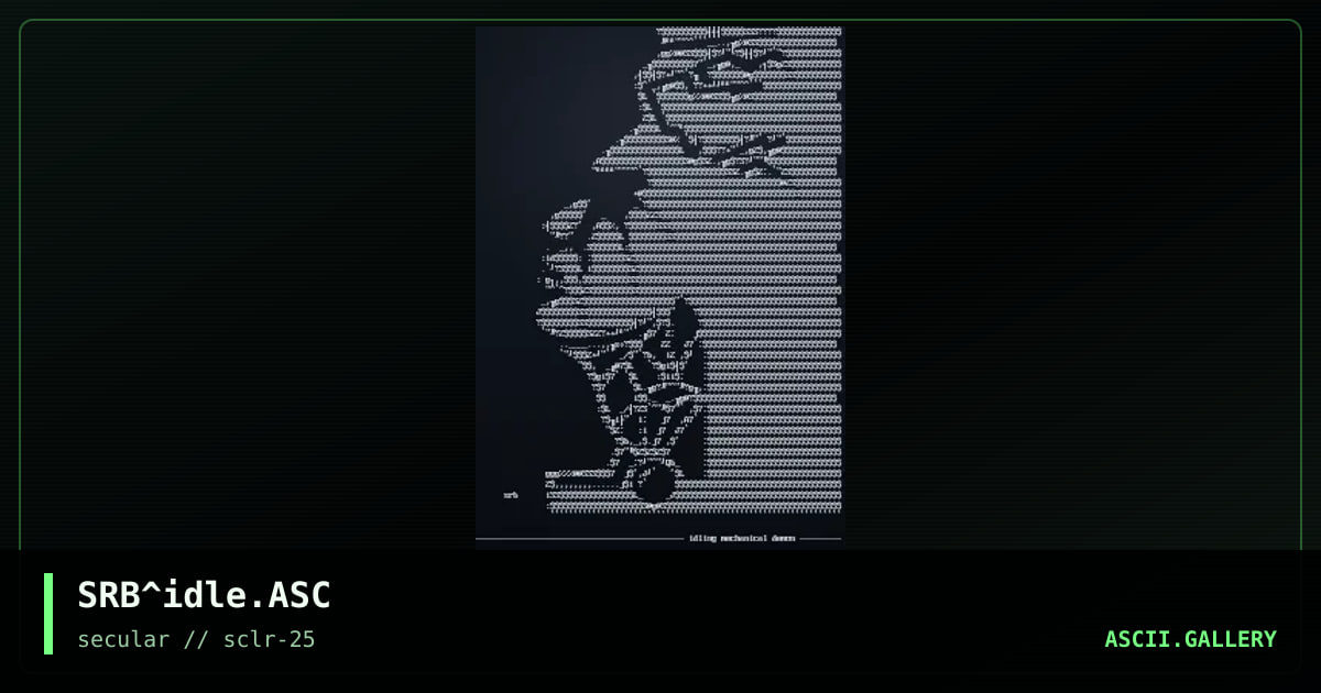 idling mechanical demon, by srb, 2002