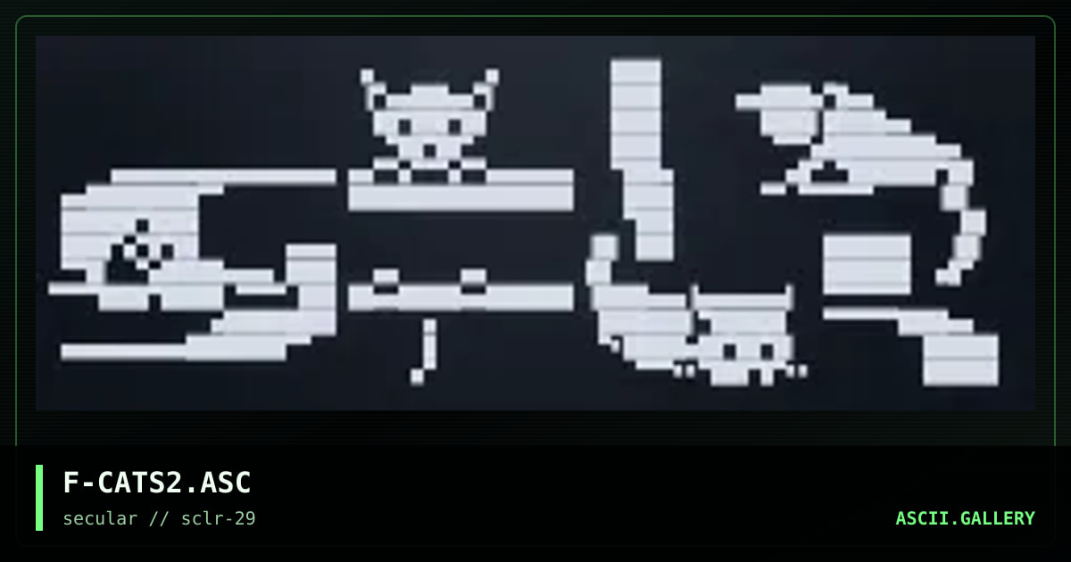 The cats again !, by fy0dr, 2002