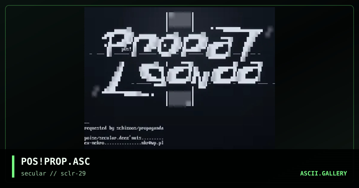 POS!PROP.ASC, by poise, 2002