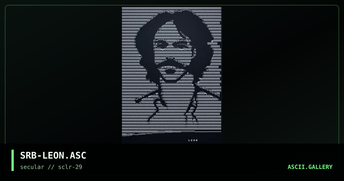 leon, by sketch rimanez, 2002