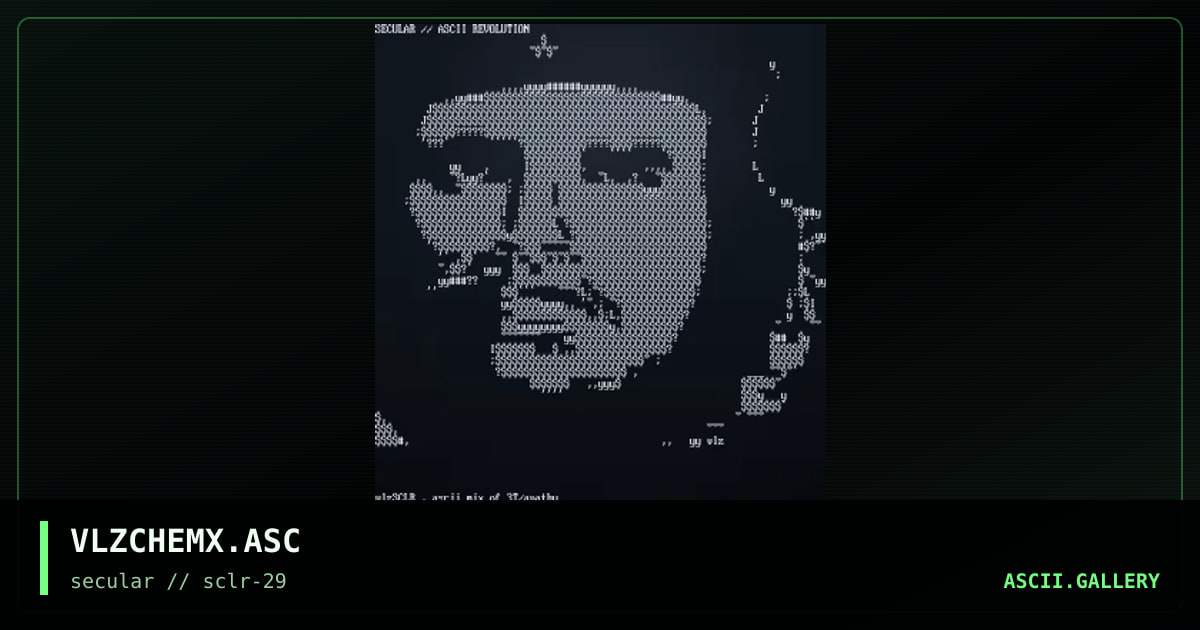 VLZCHEMX.ASC, by vlz, 2002