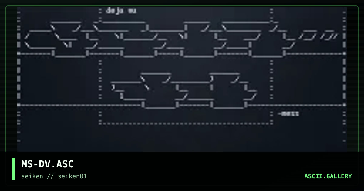MS-DV.ASC, by mess, 1997