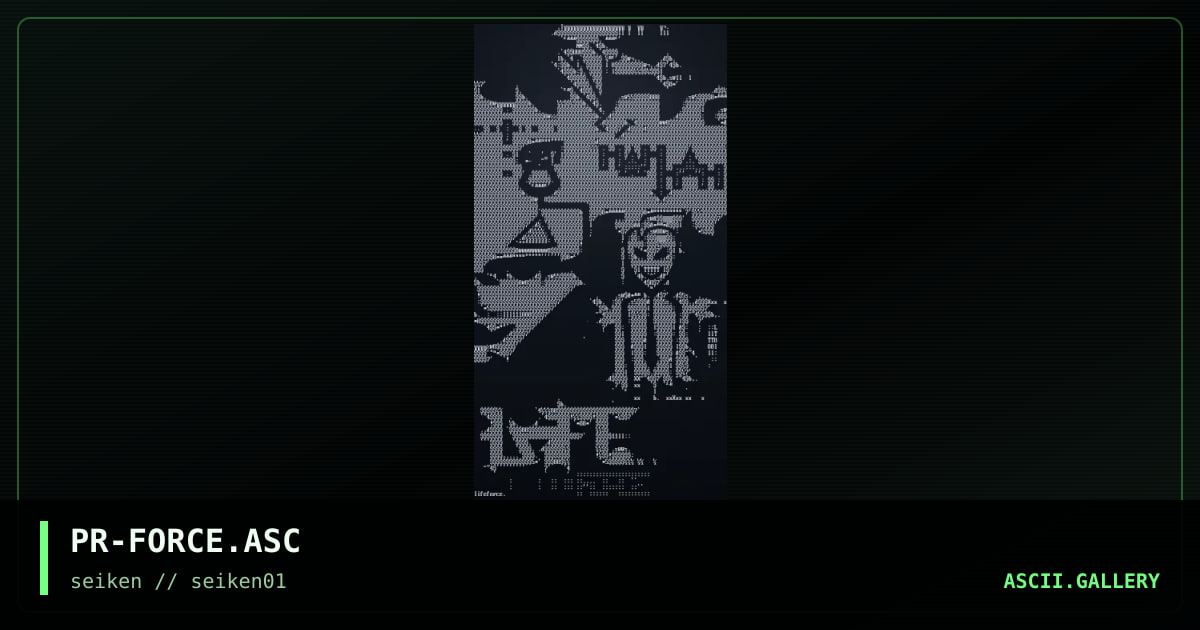 PR-FORCE.ASC, by the prodigy, 1997