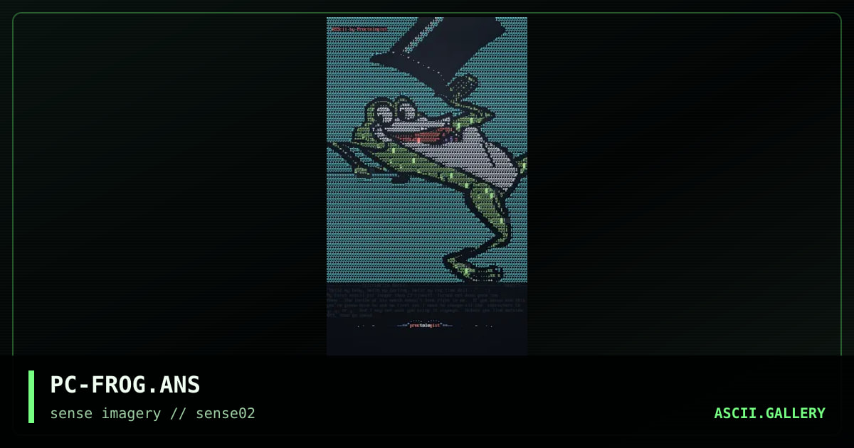 Michigan J. Frog, by proctologist, 1997