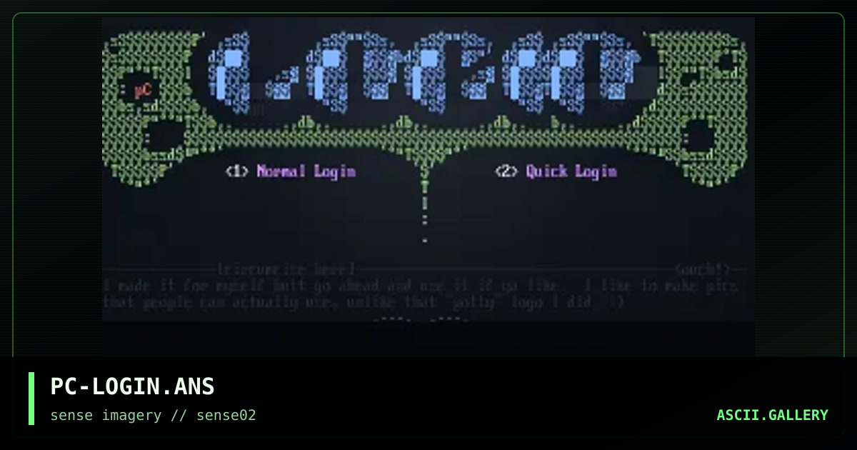 Login, by proctologist, 1997