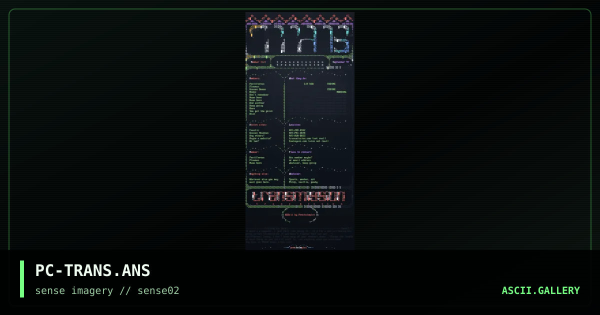 Trans. user list, by proctologist, 1997