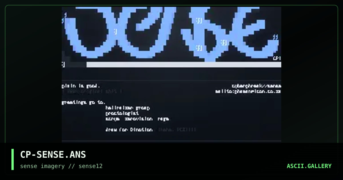 sense promo, by cyberphreak, 1998