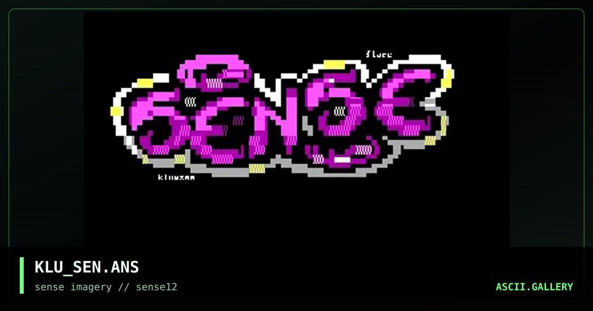 sense, by klumzee, 1998