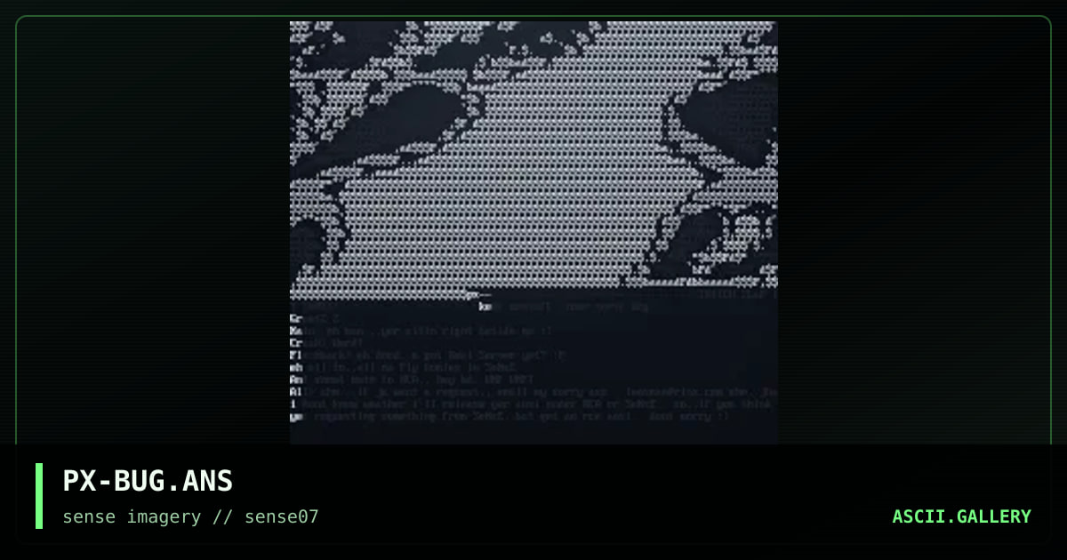 PX-BUG.ANS, by hexd, 1998