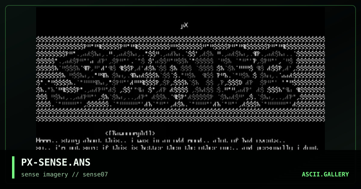 PX-SENSE.ANS, by hexd, 1998
