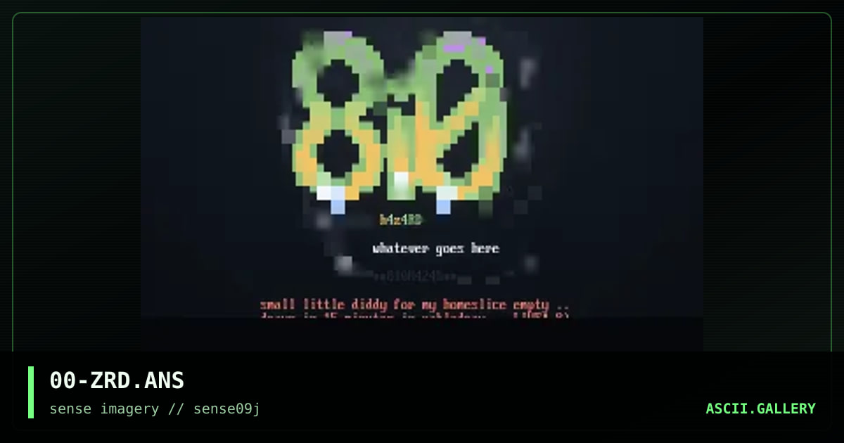 Biohazard Snippet, by character zero, 2002