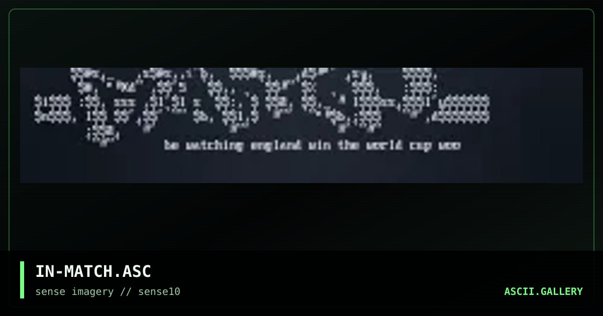 IN-MATCH.ASC, by indecent, 2002