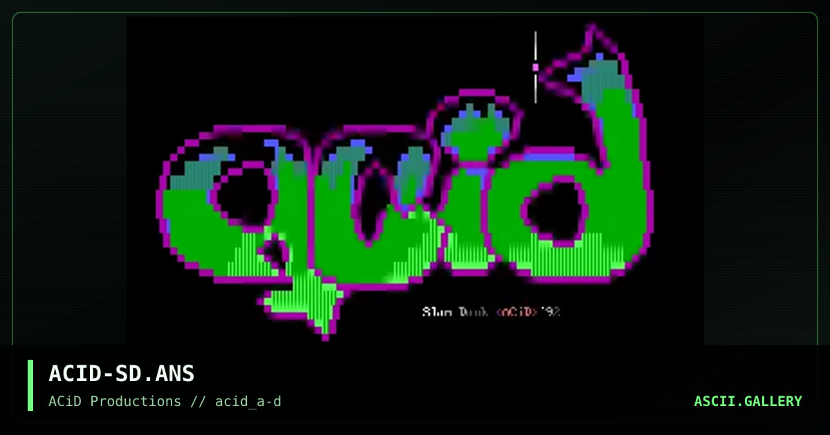 ACID-SD.ANS, by slam dunk, 1990