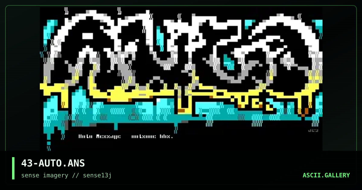 outzone bbs automsg, by aesthetic, 2003