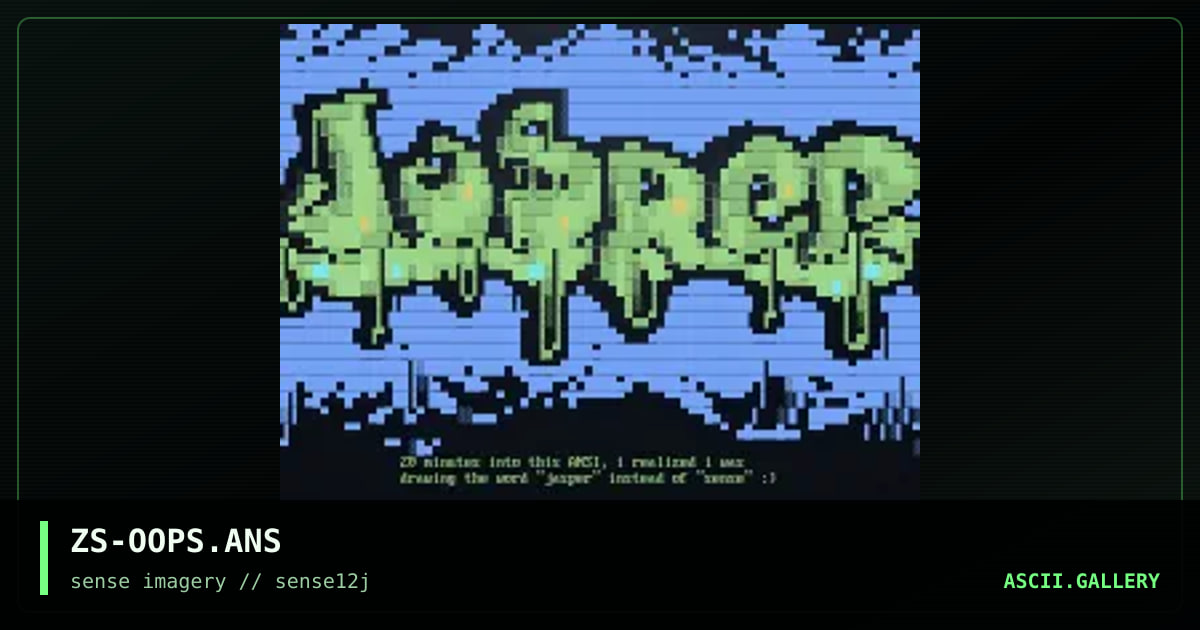 ZS-OOPS.ANS, by zerostar, 2003
