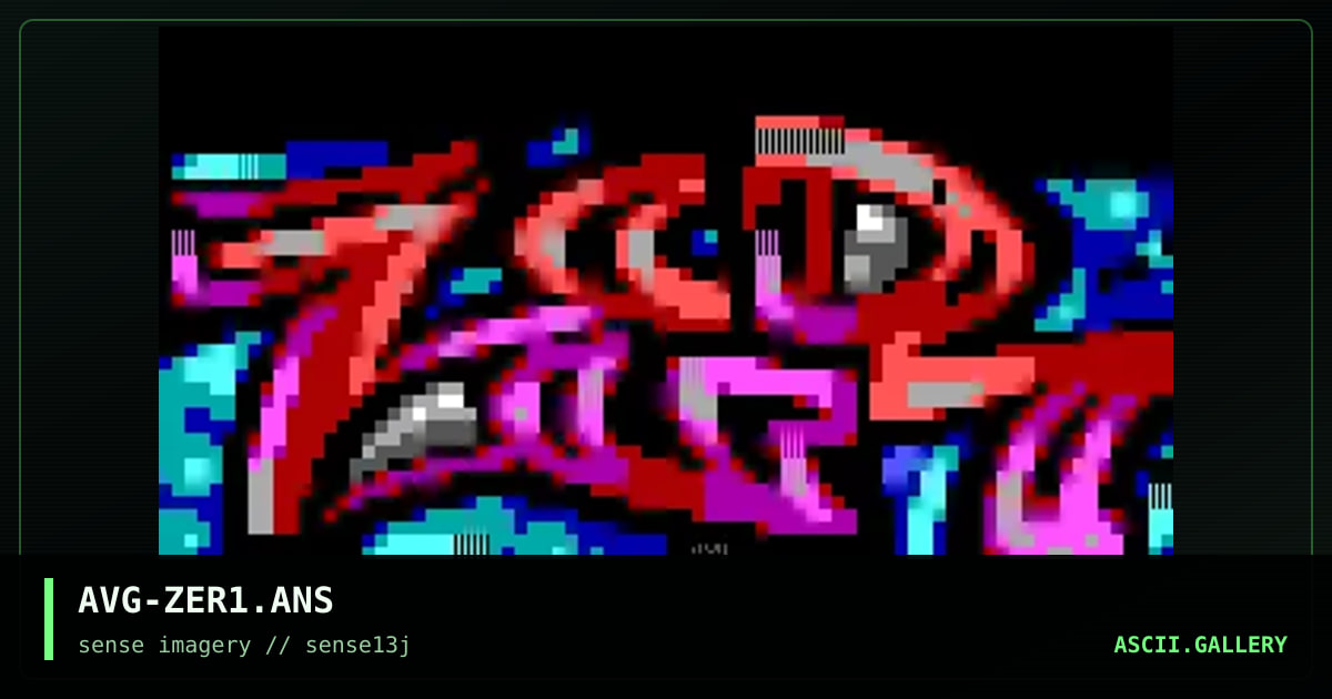 AVG-ZER1.ANS, by avenging angel, 2003