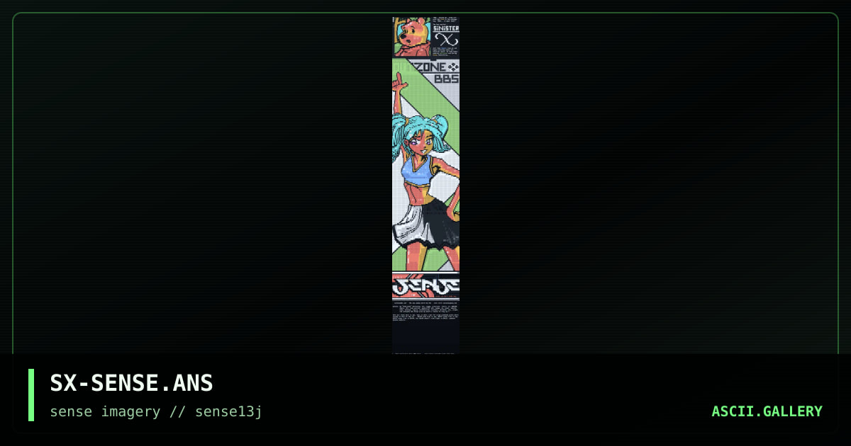 SX-SENSE.ANS, by sinister x, 2003